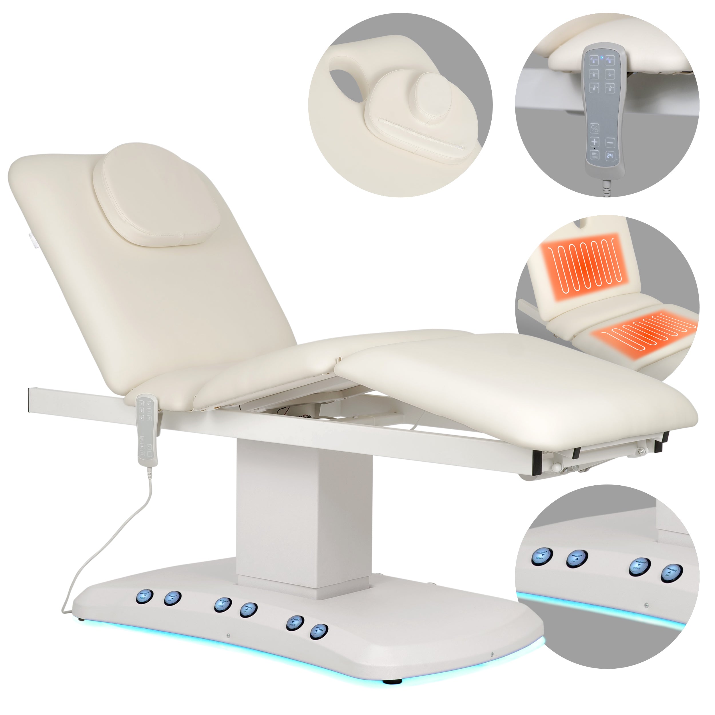 Elektrinis šildomas masažo ir SPA gultas – Habys Serenity PRO 4