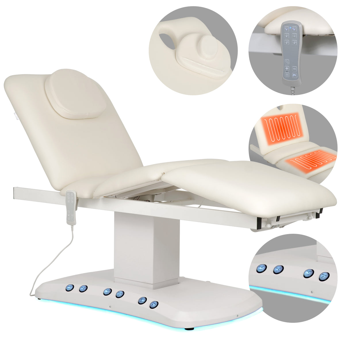 Elektrinis šildomas masažo ir SPA gultas – Habys Serenity PRO 4