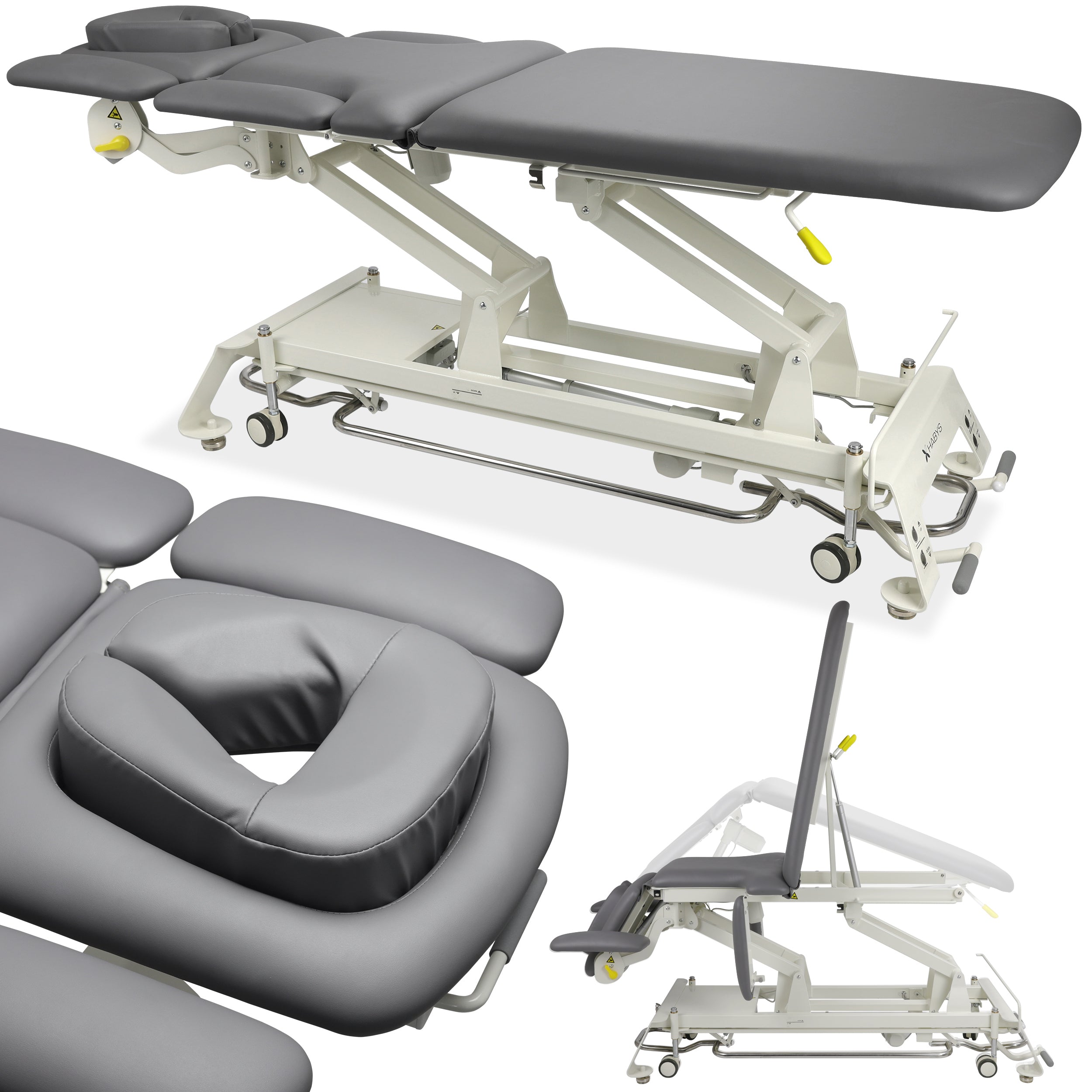 Stationary massage table Evero X7 ERGO Touch Core k322 Gray