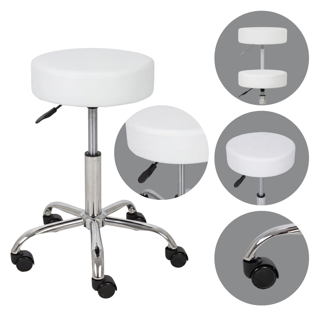 Stool TILA, Comfy Base k501 white