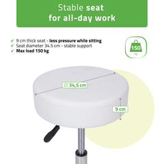 Stool TILA, Comfy Base k501 white