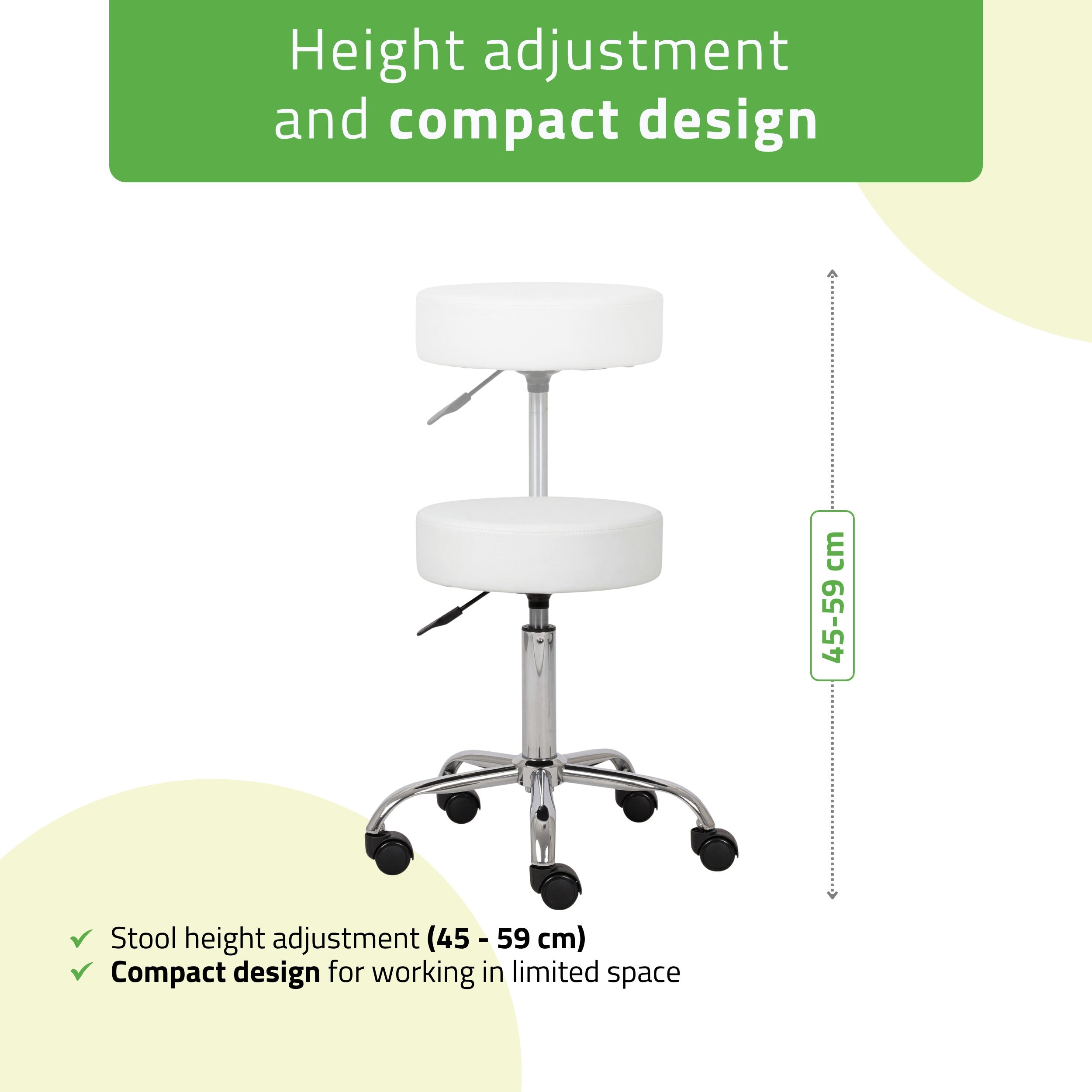 Stool TILA, Comfy Base k501 white