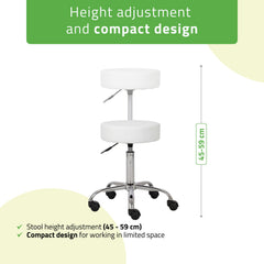 Stool TILA, Comfy Base k501 white