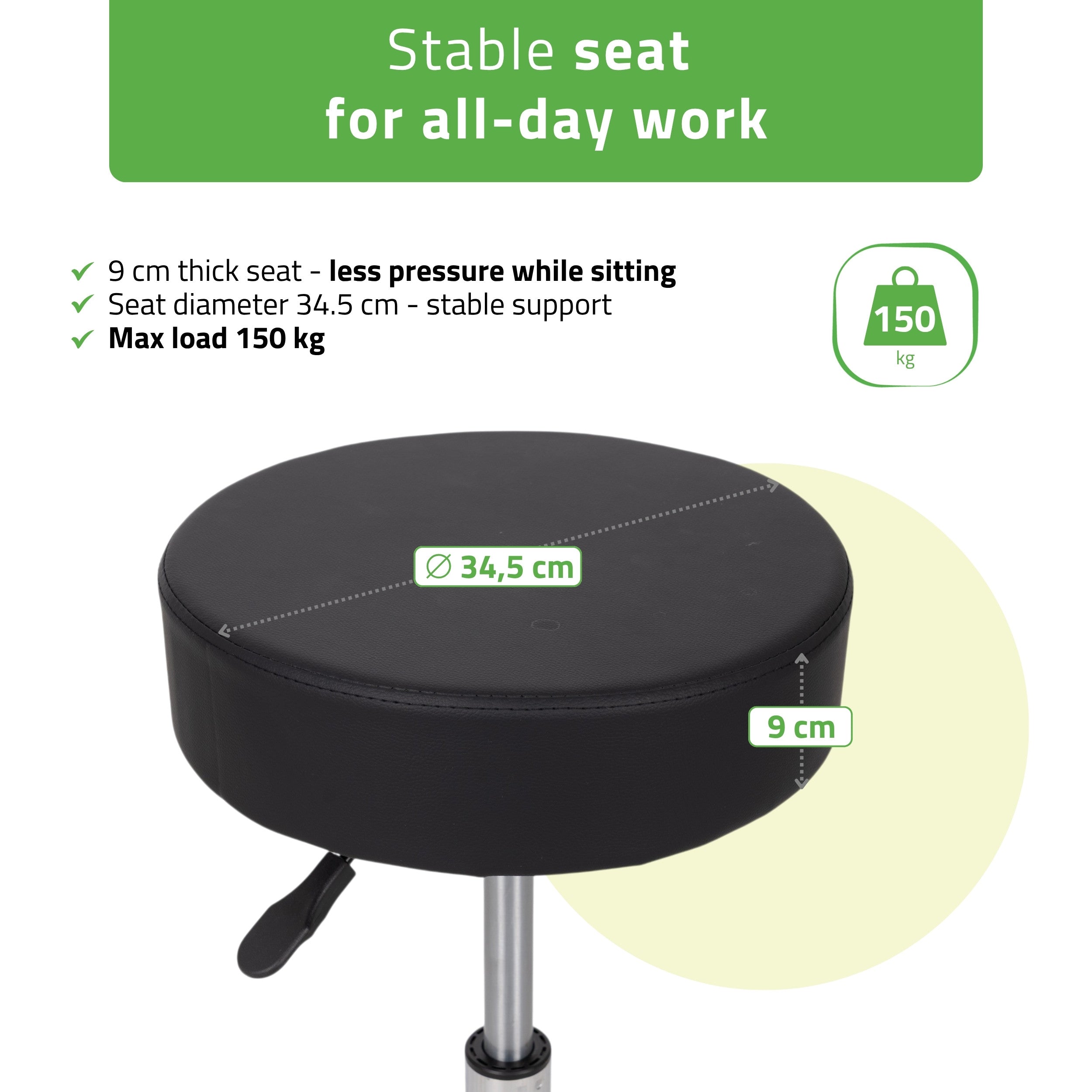 Stool TILA, Comfy Base k515 black