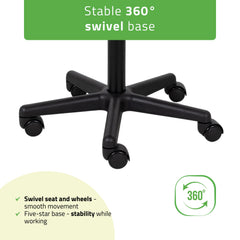 Stool TIMO, Comfy Base k501 white
