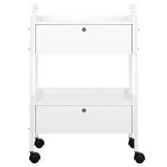 -2-Vela trolley with 2 drawers white-2