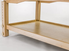 Wooden Couch Nova Light Wood Comfort Face Hole K033 Beige