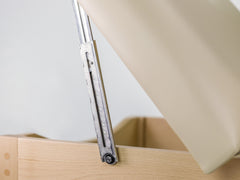 Wooden Couch Nova Light Wood Comfort Face Hole K033 Beige