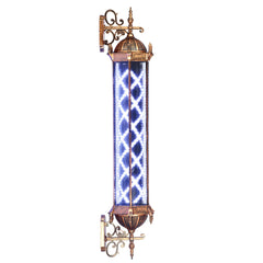 Barberio stulpas (Barber Pole) LED – 120 cm, auksinis