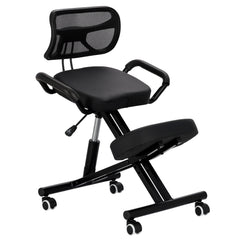 Ergonominė kėdė su atlošu EN301, juoda