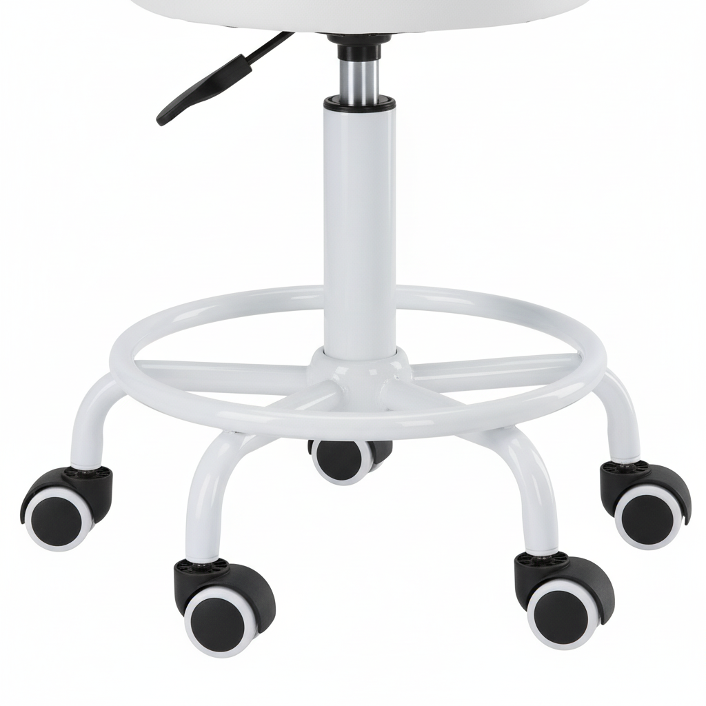 Meistro kėdutė Round PRO – balta