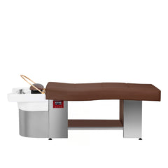 Head SPA plautuvė-gultas Gabbiano 017, ruda – vaizdas iš šono