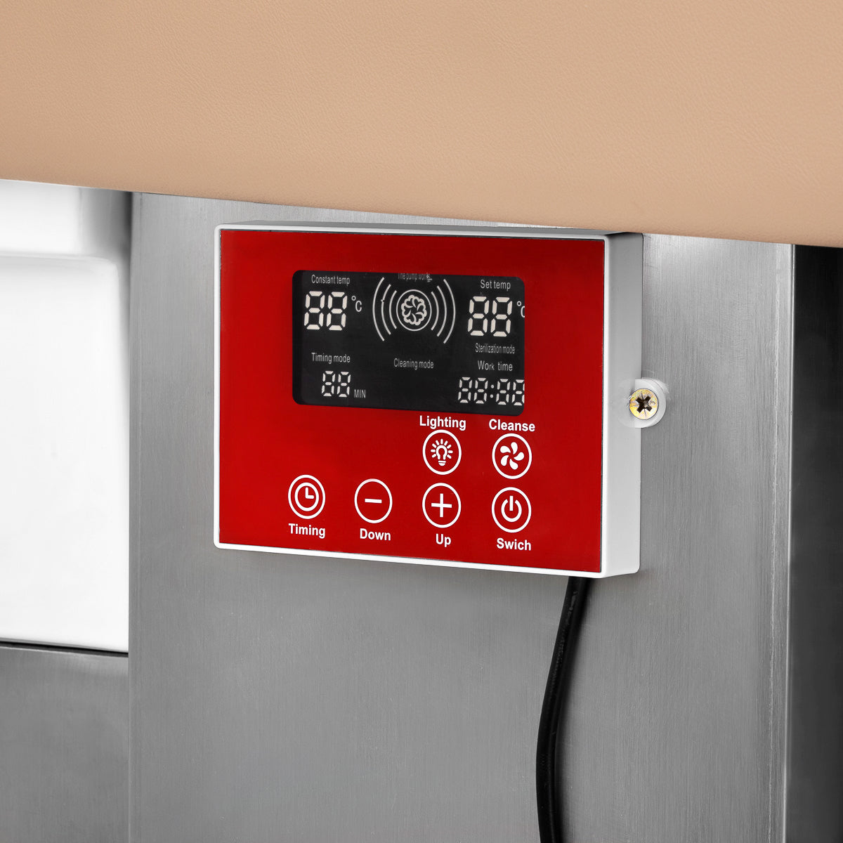 Head SPA plautuvė-gultas Gabbiano 017B, smėlio spalvos – techninė detalė