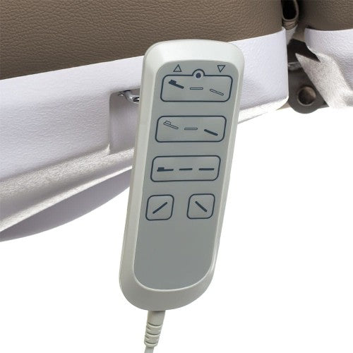 Mazaro BR-6672 elektrinis kosmetologinis gultas, 4 el. motorai, latte