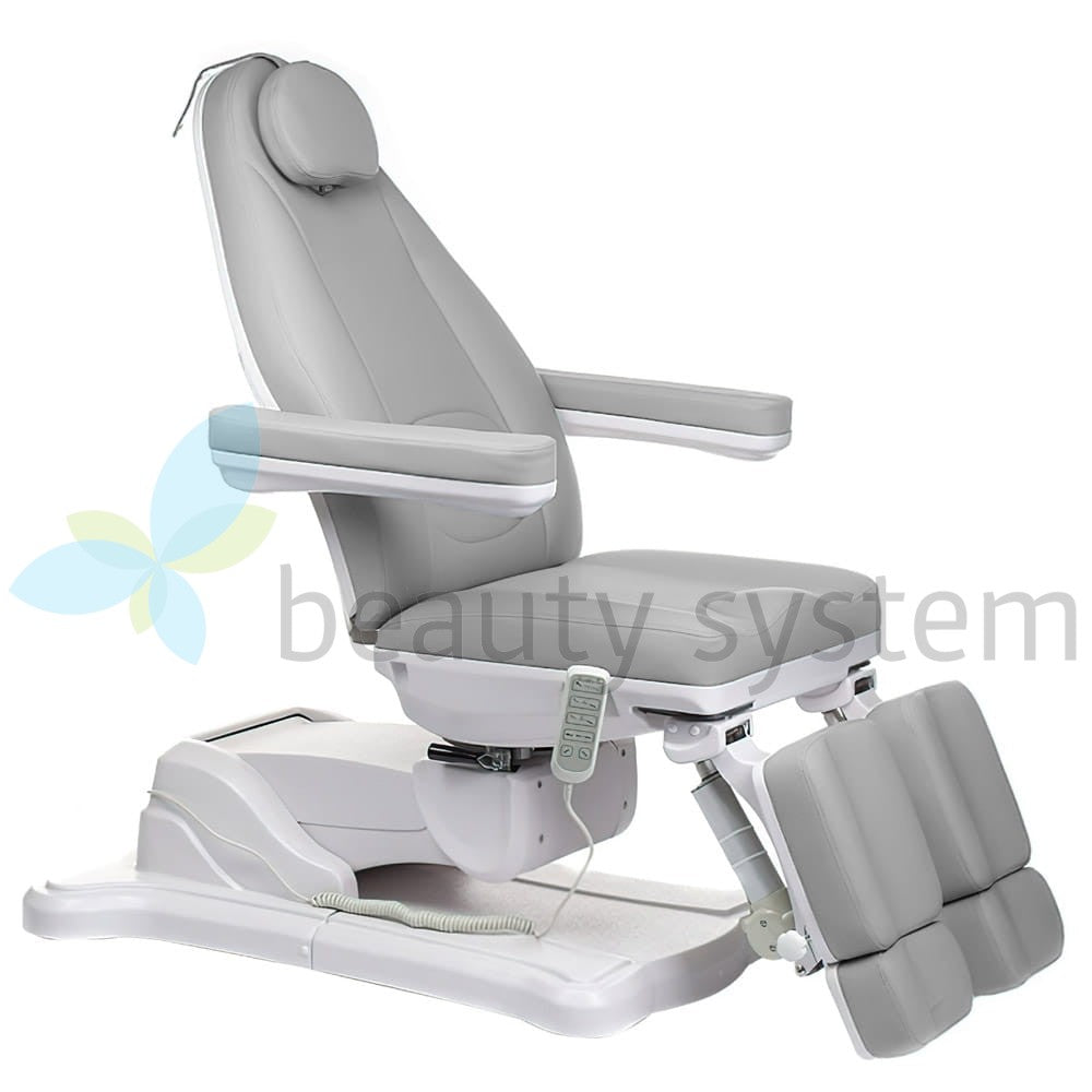Mazaro BR-6672A elektrinis pedikiūro gultas, 5 el. motorai, šviesiai pilkas