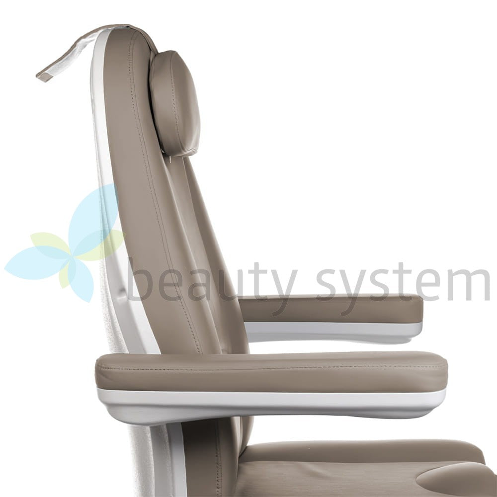 Mazaro BR-6672B elektrinis kosmetologinis gultas, 3 el. motorai, latte