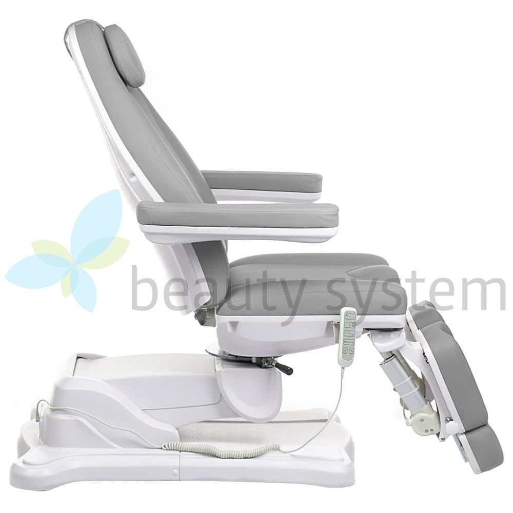 Mazaro BR-6672C elektrinis pedikiūro gultas, 3 el. motorai, šviesiai pilkas