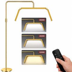 Aukso spalvos pastatoma pusmėnulio LED kosmetologinė lempa Moon Pro 24 W