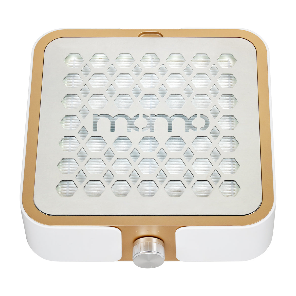 Nagų dulkių surinkėjas MOMO P30, 60 W, baltas su aukso detalėmis – 3 nuotrauka