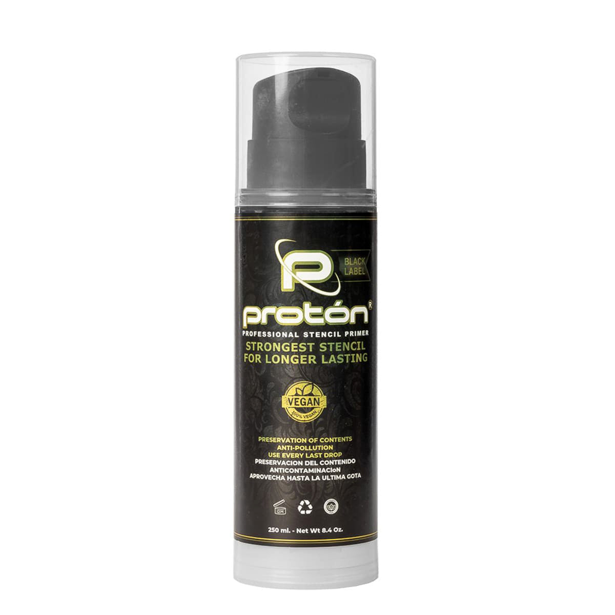 Tatuiruočių trafareto perkėlimo gelis Proton Black Label, 250 ml