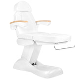 Elektrinė kosmetologinė kėdė - gultas LUX BUK 3 el. varikliai (balta)