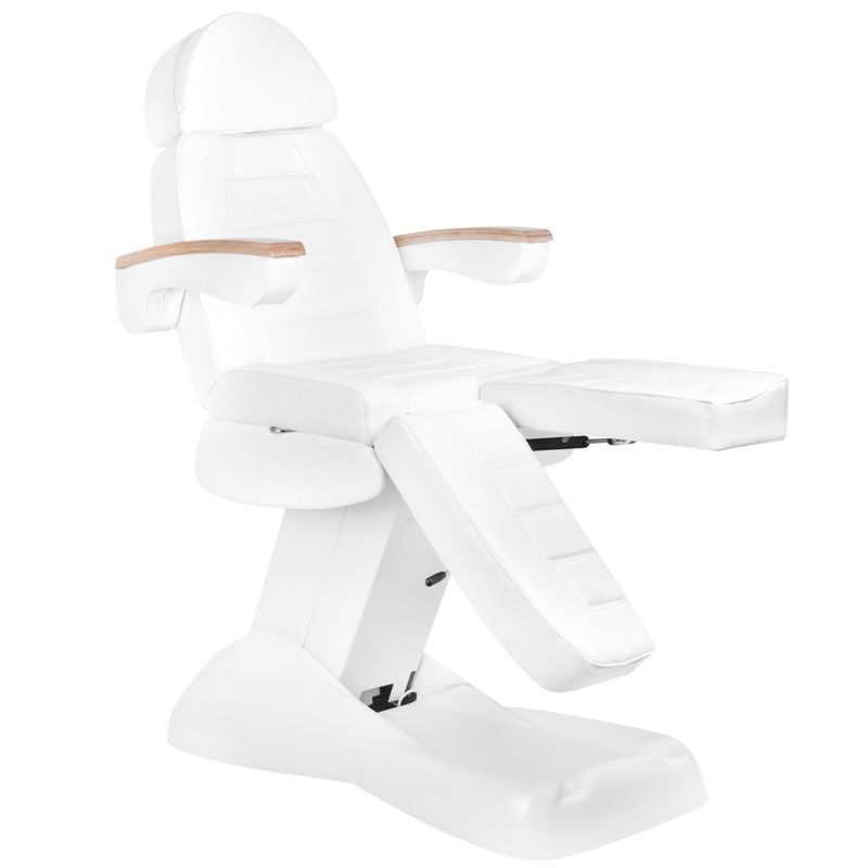 Elektrinė kosmetologinė kėdė - gultas pedikiūrui LUX PEDICURE 3 el. varikliai (balta)