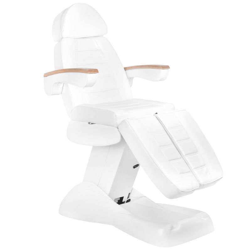 Elektrinė kosmetologinė kėdė - gultas pedikiūrui LUX PEDICURE 3 el. varikliai (balta)