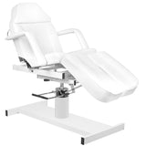 Hidraulinė kosmetologinė kėdė - gultas pedikiūrui 210C (balta)