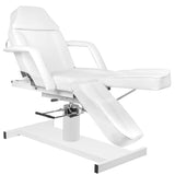 Hidraulinė kosmetologinė kėdė - gultas pedikiūrui 210C (balta)