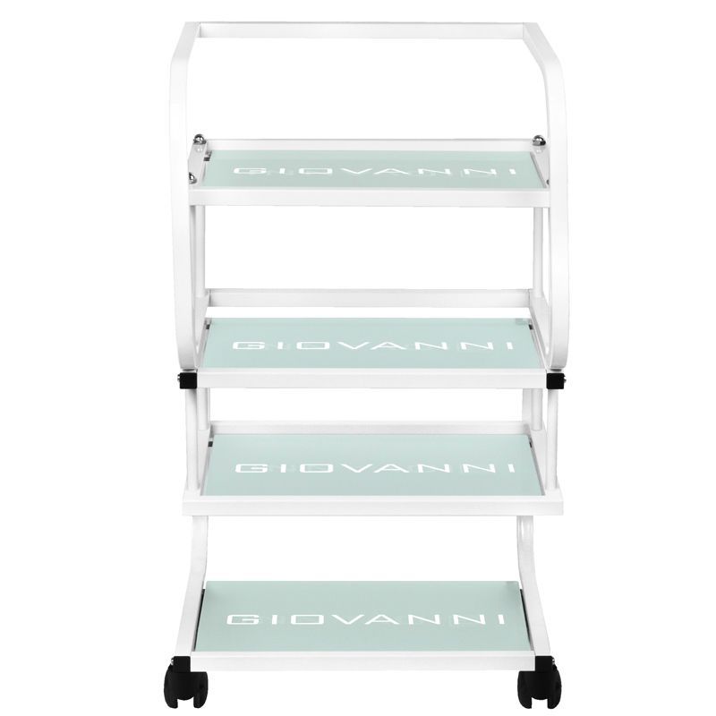 Kosmetologinis staliukas - vežimėlis GIOVANNI 1012 (balta)
