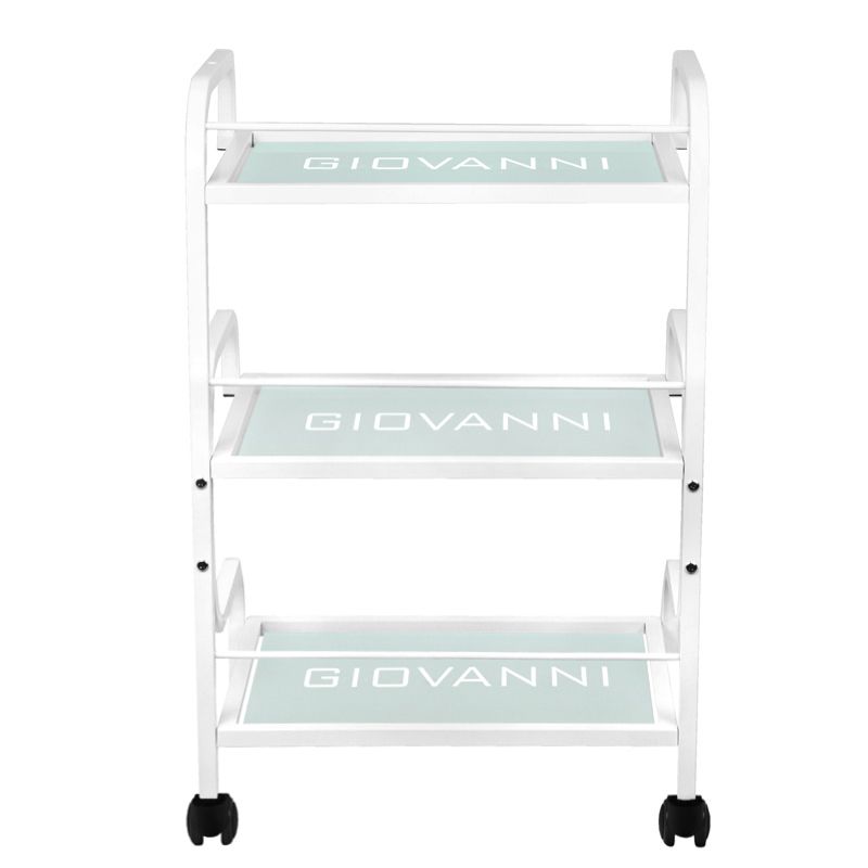 Kosmetologinis staliukas - vežimėlis GIOVANNI 1014 (balta)