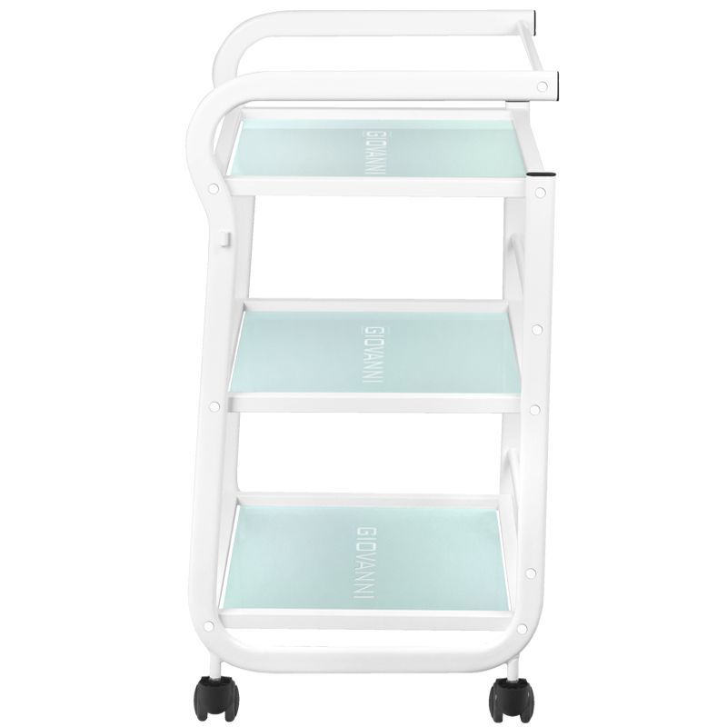 Kosmetologinis staliukas - vežimėlis GIOVANNI 1013 (balta)