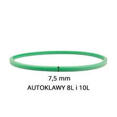 USZCZELKA SILIKONOWA DO AUTOKLAWÓW WOSON 10 L i 12 L ZIELONA 7,5 MM