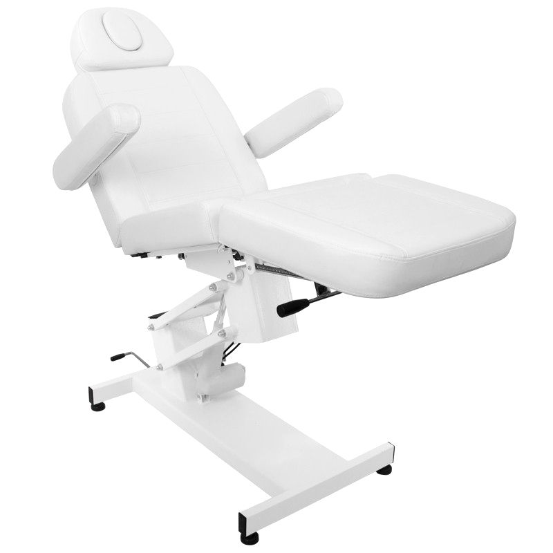 Elektrinė kosmetologinė kėdė - gultas AZZURRO 705 1 motoras (balta)