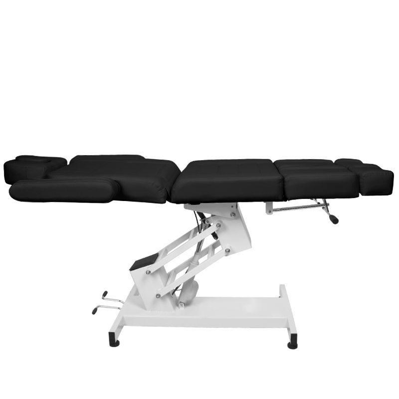 Elektrinė kosmetologinė kėdė - gultas pedikiūrui AZZURRO 706 1 motoras (juoda)