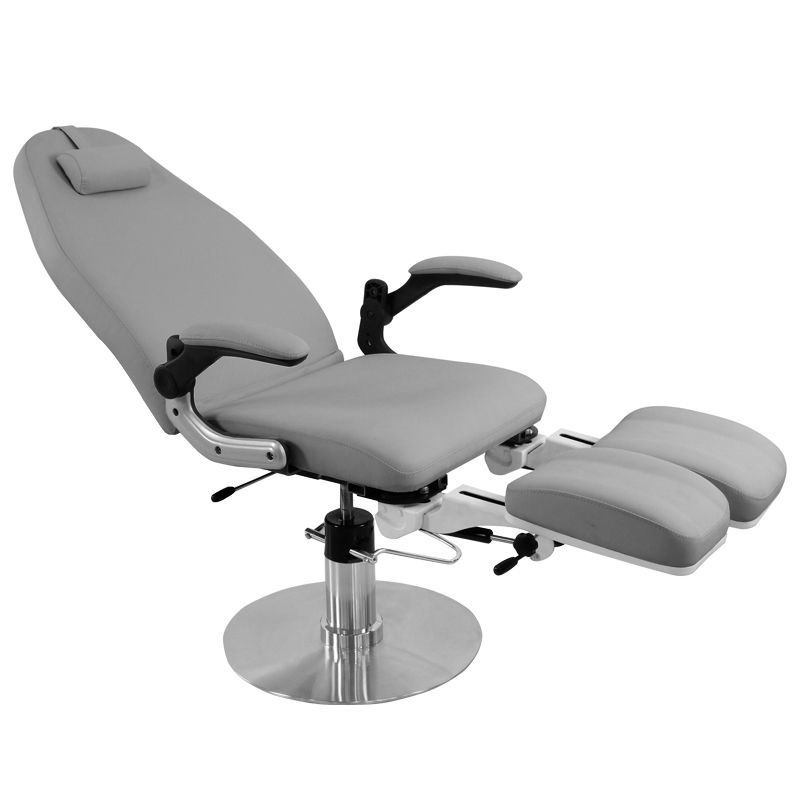 Hidraulinė kosmetologinė kėdė - gultas pedikiūrui AZZURRO 713A (pilka)