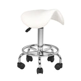 Kosmetologinė kėdutė - balnas 6010 (balta)