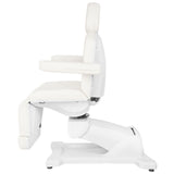 Elektrinė kosmetologinė kėdė - gultas AZZURRO 869A 4 el. varikliai, besisukanti (balta)