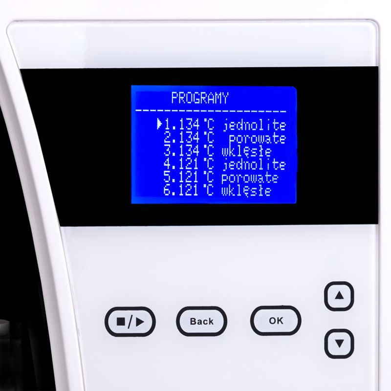 Medicininis autoklavas LAFOMED PREMIUM LINE LFSS18AA LCD Z 18-L KL. B klasės, su spausdintuvu