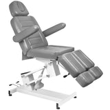 Elektrinė kosmetologinė kėdė - gultas pedikiūrui AZZURRO 706 1 motoras (pilka)