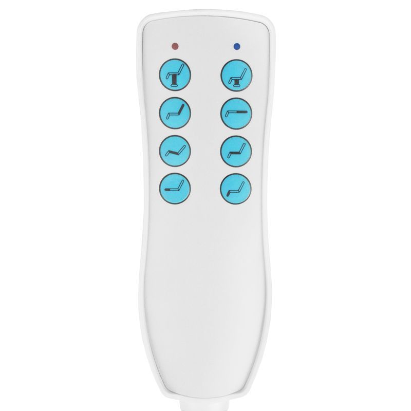 Elektrinė kosmetologinė kėdė - gultas AZZURRO 869A 4 el. varikliai, besisukanti (pilka)