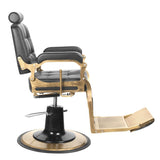 Barberio kėdė GABBIANO BOSS (juoda2)