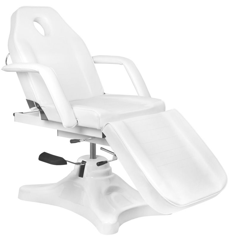 Hidraulinė kosmetologinė kėdė - gultas A 234D (balta)