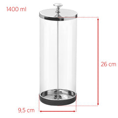 Stiklinis indas įrankių dezinfekcijai 1400ML