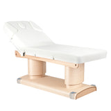 Elektrinis masažo / SPA stalas - lova AZZURRO 838 4 motorai, šildomas (balta/kreminė)