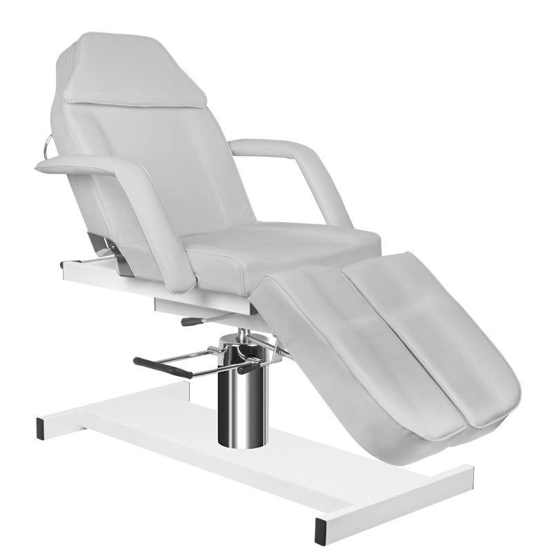 Hidraulinė kosmetologinė kėdė - gultas pedikiūrui 210C (pilka)