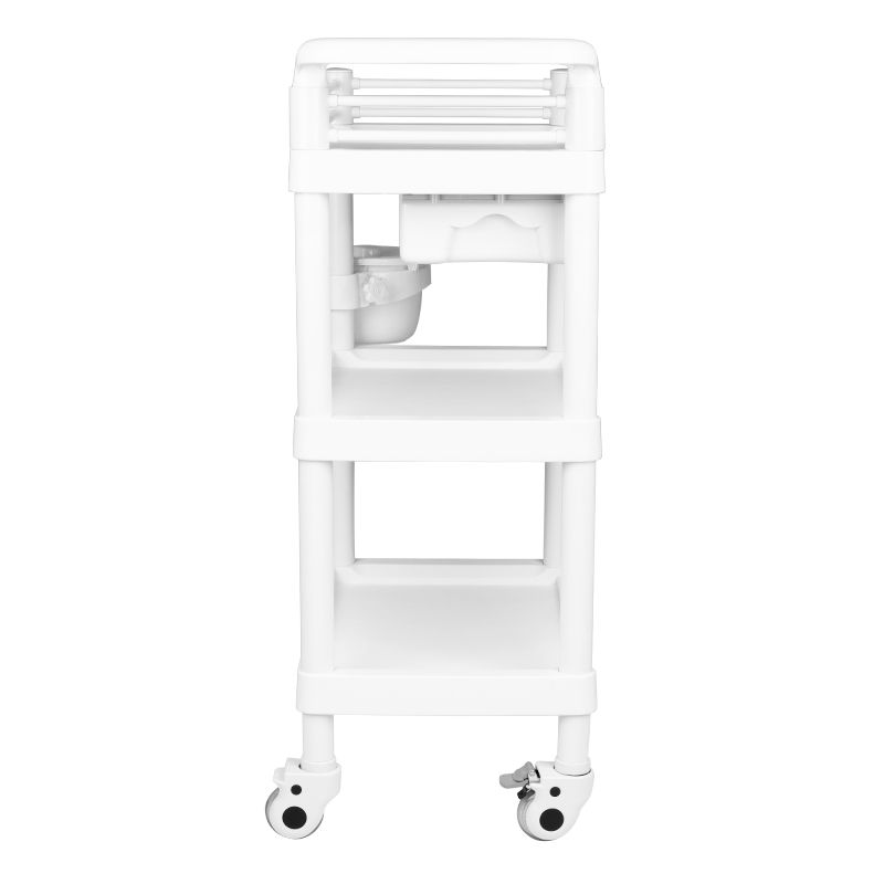 Kosmetologinis staliukas - vežimėlis 004 (balta)