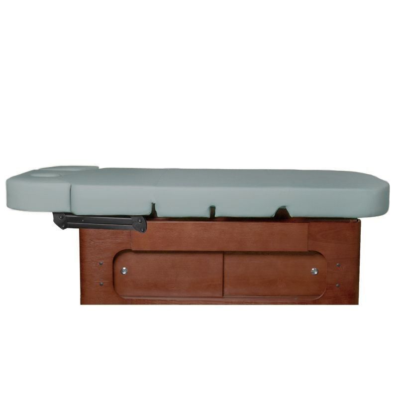 Elektrinis masažo / SPA stalas - lova šildomas AZZURRO WOOD 361A 4 el. varikliai (pilka)