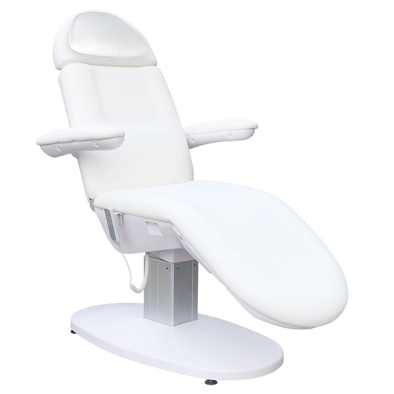 Elektrinė kosmetologinė kėdė - gultas ECLIPSE 4 el. varikliai (baltas)