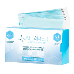 ALL4MED AUTOKLAVO STERILIZAVIMO VOKAI 90MM X 135 MM 200 VNT.